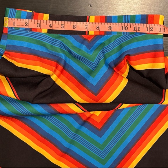 Voodoo Vixen Rainbow Striped Skirt - Small - Retro/Rockabilly/Vintage-inspired - Picture 5 of 9